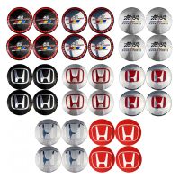 NEW 4pcs 56mm Honda Mugen Power Car Wheel Center Hub Cap Sticker Auto Tire Emblem Badge Decal ting