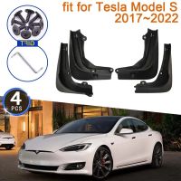 Mudguards for Tesla Model S 2017~2022 2018 2019 2020 2021 Cover Splash Guards Mud Flap Fender Car Protect Front Rear Accessories Drawstring Bags