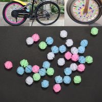 【LZ】❍✣  Colorido Rodada Roda Clip para Crianças Forma do Coração Estrelas Acessórios de Bicicleta Bicicleta Roda Decoração Bead falou Beads Amor 36Pcs