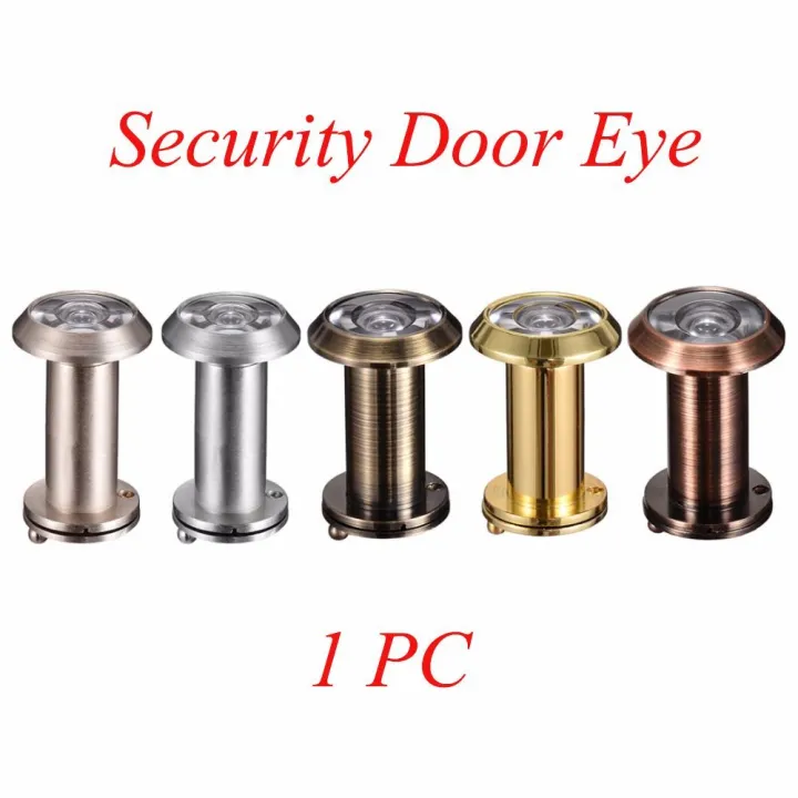 QFV5F Wide Viewing Angle Glass Lens Peephole Adjustable Hidden for