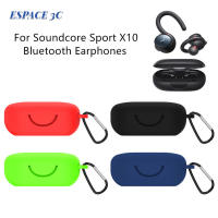 Espace ชุดหูฟังไร้สายเคสกันน้ำกันฝุ่นซิลิโคนครอบเข้ากันได้สำหรับ Anker Soundcore Sport X10