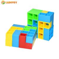 16/32/48PCS Russian Building Blocks Tetra Tower Balancing Stacking Toys for Kids Adults for Family Games/Parties/Travel