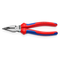 KNIPEX Needle-Nose Combination Pliers 185 mm คีมปากแหลม 185 มม. รุ่น 0822185