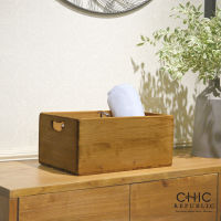 CHIC REPUBLIC CARTER/L,กล่องเก็บของ - สี ธรรมชาติ