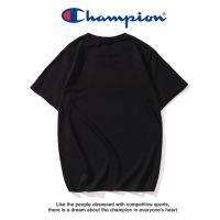 เสื้อยืดแขนสั้น ปักลาย champion แฟชั่น