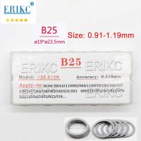 ERIKC B25ประเก็นสำหรับปรับหัวฉีดพ่น B25 0.91-1.19มม. รางหัวฉีดคอมมอนเรลเครื่องซักผ้าสำหรับชุดซ่อมแซมหัวฉีด Bosch