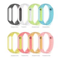 Translucent Strap For Xiaomi Mi Band 7 6 5 Bracelet Watchband Pulsera Miband Correa Strap Bracelet Wristband Sport Loop Belt Smartwatches