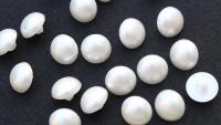 500pcs bright vintage white pearly round shank craft Sewing Sew On Buttons Set 15mm free shipping