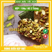 Rong biển kẹp hạt dinh dưỡng Mùa Ăn 150gr đồ ăn vặt Sài Gòn rong biển ăn