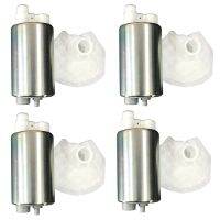 4X Electric Fuel Pump for Motorcycle EFI Kawasaki Suzuki Vstrom TU250 RMZ450 GSXR750 GSXR600 GSXR600 HFP-386