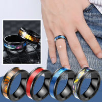 แหวนไทเทเนียมสำหรับผู้ชายแหวนสวยงามยอดนิยมเครื่องประดับแฟชั่นที่เรียบง่ายแหวนพลอยยอดนิยม