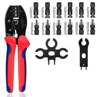 Solar Crimping Tool Kit High Efficiency Portable PV Cable Crimp Pliers Connectors Wrench Set