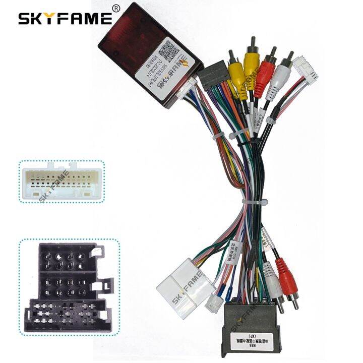 SKYFAME 16Pin Car Wiring Harness Adapter Canbus Box Decoder For KIA