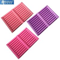 20 Ice Bar Popsicle Chocolate Bar Mold Silicone Chocolate Stick Molds Dessert Ice Cube Tray Cookie Biscuit Long Ice Making Mould