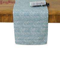 Newest Elegant 33x140cm Soft Colorful Waves Printed Modern Table Runner Microfiber Plushed Japanese Style Cabinet Cover