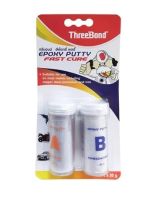 กาวอีพ็อกซี่พุตตี้ THREE BOND 50 กรัมx2 (PART A+B) สีขาว จำนวน 1ชุด