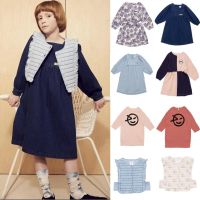 ZZOOI Girls Dresses 2022 Fall New Printed Childrens Dresses Cotton Fashion Girls Princess Dresses High Quality Childrens Clothing