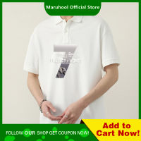 MARUHOOL 2023เสื้อยืดแขนสั้นผู้ชาย,เสื้อยืดคอปกอเนกประสงค์ลำลองสีบริสุทธิ์แขนสั้นสำหรับฤดูร้อนแฟชั่นคุณภาพสูงเสื้อโปโล