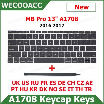 New Replacement Keyboard Keys Keycap US UK French Russian Spain EU For Macbook Pro Retina 13" A1708 Key Cap 2016 2017 Year Basic Keyboards