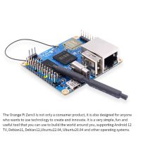 For Zero 3 Single Board Computer 4GB H618 Chip Wifi-BT5.0 LPDDR4 Gigabit Zero3 Development Board Kit Blue