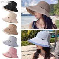 Outdoor Sunscreen Panama Hat Portable Anti-UV Fisherman Cap Bucket Hat Sun Hat Beach Cap