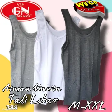 Tanktop Tali Besar Wanita Dewasa Singlet Perempuan Remaja Murah Terbaru  kekinian Ukuran Jumbo / Tangtop Tali / kaos Dalam wanita / Tengtop Tali  besar / Singlet Wanita