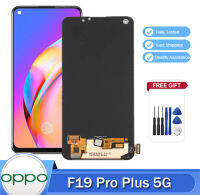 6.43 "AMOLED สำหรับ OPPO F19 Pro + 5G ชุดหน้าจอเครื่องแปลงเป็นดิจิทัลสัมผัสหน้าจอ LCD CPH2213สำหรับ Oppo F19 Pro Plus จอแสดงผล LCD