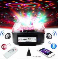 ไฟดิสโก้เธค ไฟเธค ไฟปาร์ตี้ พร้อมลำโพง MP3 ไฟเต้นตามจังหวะเพลง MP3 LED Magic Ball Light ของแท้