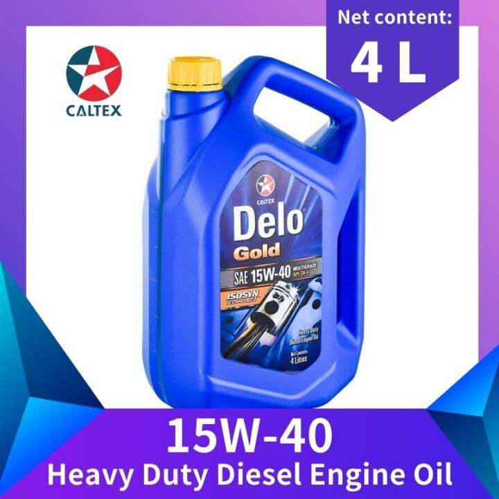 Engine oil Caltex Delo MGX Gold SAE 15W40 4 Liters Fully Synthetic