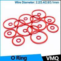 【DT】hot！ VMQ Rubber O Gasket Silicone Washers for Repair PlumbingAir Gas Connections WD2.2/2.4/2.8/3.