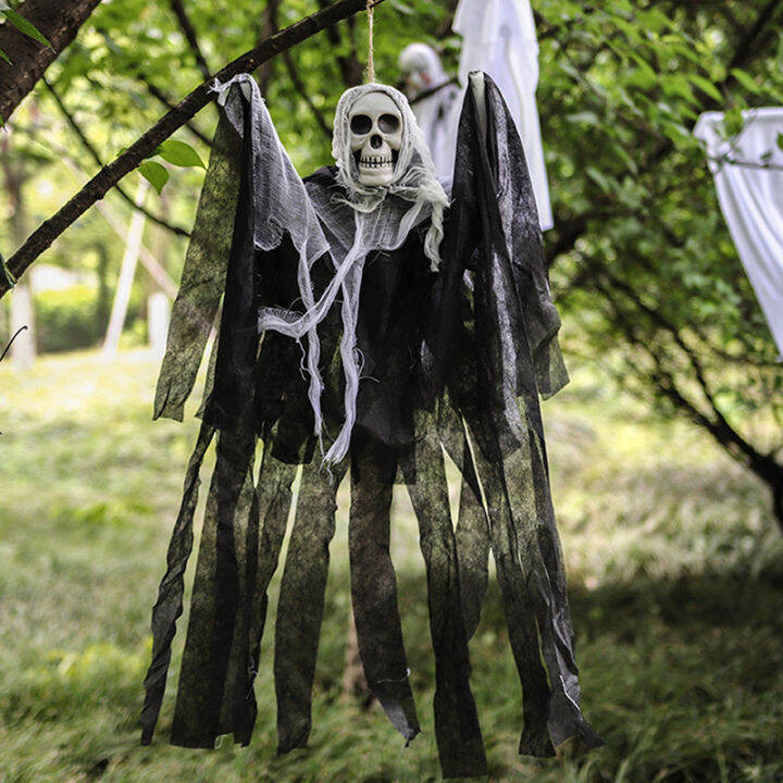 uni-halloween-hanging-skull-ghost-haunted-house-decoration-horror-props-pendant-ตกแต่งคริสต์มาส