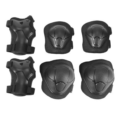 6Pcs Protective Gears Set Kids 3-7, Knee Elbow Pads Wrist Guards Child Safety Protector Kit for Cycling Bike Skating