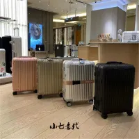 RIMOWA รีเมวา Original กระเป๋าเดินทางหลายขนาดชายแมกนีเซียมอลูมิเนียมกระเป๋าเดินทางรถเข็นหญิง