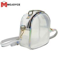 MOJOYCE กระเป๋าสะพายข้าง PVC ใสผู้หญิง Mini Jelly Clear Shoulder Phone Purse