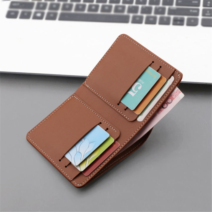 ใหม่-dompet-koin-ที่ใส่บัตรกระเป๋าเงินผู้ชาย-dompet-koin-กระเป๋าสตางค์ใบสั้นกระเป๋าเงินสไตล์ที่จับบัตรผู้ถือบัตรแนวตั้ง