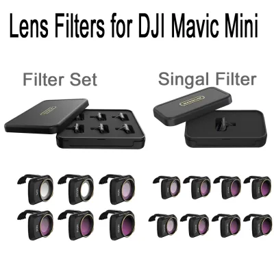 Sunnylife DJI Mavic Mini 2 Camera Lens Filter MCUV ND4 ND8 ND16 ND32 CPL ND/PL Filters for Mavic Mini/Mini 2 Camera Accessories