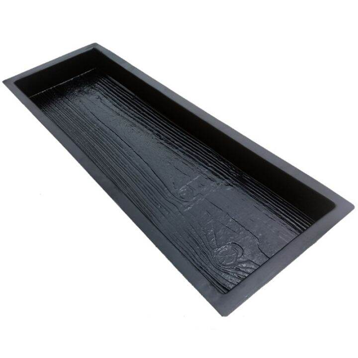 Imitation Wood Grain DIY Path Maker Paving Cement Brick Mold Stepping