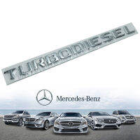 โลโก้  Logo จำนวน 1ชิ้น ชุบ โครเมียม benz turbodiesel เบนซ์ 4ประตู สินค้าราคาถูก คุณภาพดี Logo Emblem