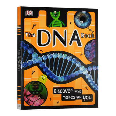 DK DNA book original English the DNA book full English childrens English extracurricular reading book original childrens Science Encyclopedia
