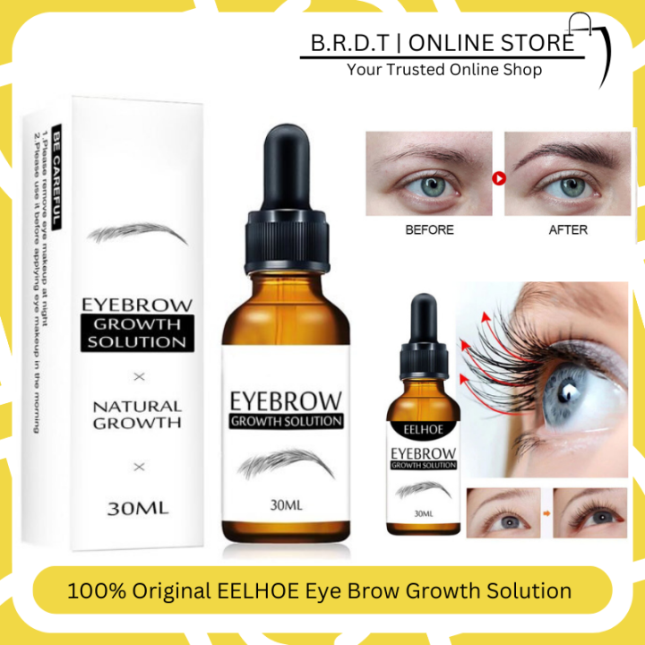 100% Original EELHOE Eye Brow Growth Solution Pampakapal ng Kilay ...