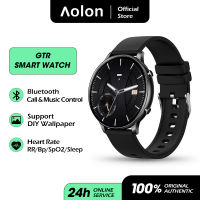 Aolon GTR Samsung Huawei Oppo สมาร์ทวอทช์2023 จอสัมผัส กันน้ำนาฬิกาออกกำกายนาฬิกา Smart Watchวัดชีพจรนาฬิกานับก้าวการตรวจสอบกีฬานาฬิกาสมาทวอชนาฬิกาบลูทูธเครืสำหรับ Android IOS รองรับภาษาไทย