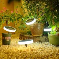 【LZ】♣✒❉  Outdoor Solar Power Enterrado Luzes quintal de gramado luz noturna LED jardim caminho piso decoração sob o solo