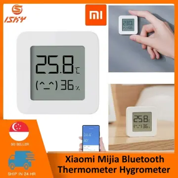XIAOMI Mijia Bluetooth-compatible Thermometer 2 Wireless Smart Electric  Digital Hygrometer Thermometer Work With Mi Home APP - AliExpress