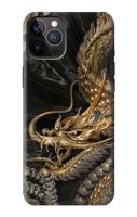 เคสมือถือ iPhone 12, iPhone 12 Pro ลายมังกรทอง Gold Dragon Case For iPhone 12, iPhone 12 Pro