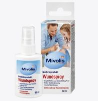 สเปรย์ฉีดแผลสด Mivolis Wundspray 50 ml  ใช้ได้กับเด็ก ไม่แสบแผล นำเข้าเยอรมัน