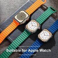 【lz】✳  Pulseira de Silicone Fivela Magnética para Apple Watch Band Pulseira de Borracha para iWatch Ultra Series 8 7 6 SE 5 4 3 38mm 41mm 44mm 45 milímetros 49 milímetros