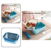 hot【cw】 850ML Effective Bento Eco-friendly with Lid Rust-proof Design Food