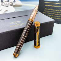 PARKER Premier Luxury Brown PGT Rollerball Pen ปากกาโรลเลอร์บอล ป๊ากเกอร์ พรีเมียร์ ลัคซ์ชัวรี่ บราวน์ พิ้งค์โกลด์ทริม น้ำตาลแหนบพิ้งค์โกลด์