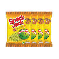 Snack Jack สแน็คแจ๊ค ถั่วลันเตาอบกรอบ รสเห็ดหอมชิทาเกะ 70 กรัม x 4 ซอง