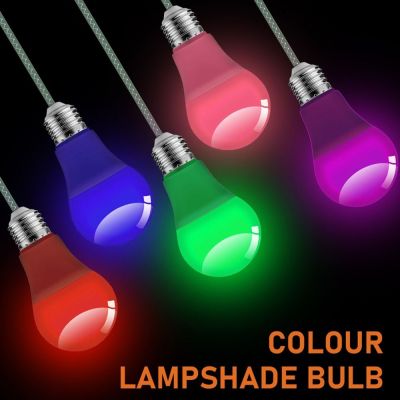 MODERATESTORE27RE5 AC220V 110โวลต์ ของตกแต่งบ้าน เอสเอ็มดี2835 Lamparas แสงที่มีสีสัน หลอดไฟแอลอีดี โคมไฟ A60 ฐาน B22สำหรับ E27